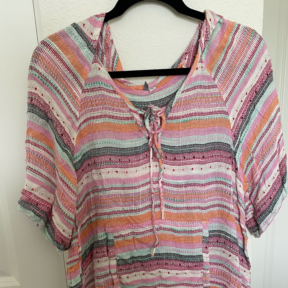 Rip curl boho sweater with hood